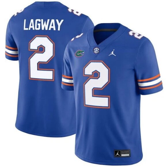 Mens Youths Kids Womens 2 DJ Lagway Royal Vapor Stitched Jersey